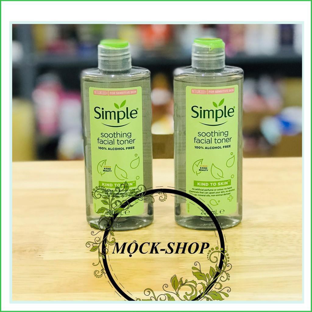 Nước hoa hồng Simple Kind To Skin Soothing Facial Toner