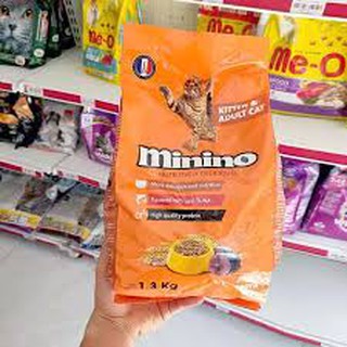 Thức ăn hạt cho mèo MININO gói 480g