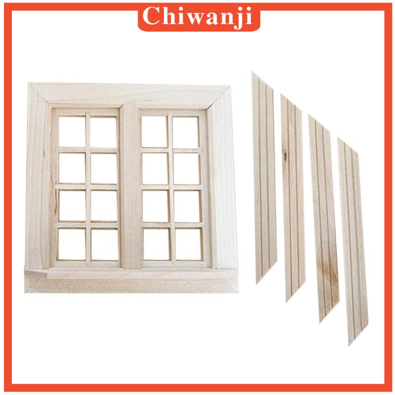 Cửa Sổ 16 Tấm Mini 1 / 12 Độc Đáo Trang Trí Nhà Búp Bê