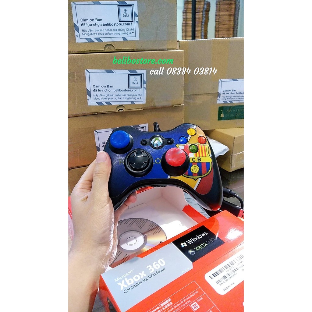 Tay cầm chơi game xbox 360 có dây chính hãng renew 99% | TOP BÁN CHẠY yêu thích nhất