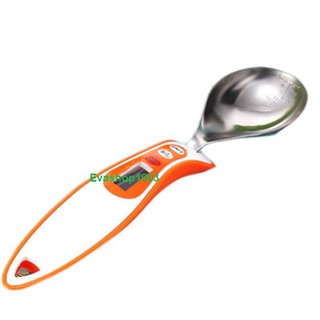 Cân tiểu ly điện tử kiểu dáng thìa 300g-0.1g – màu cam