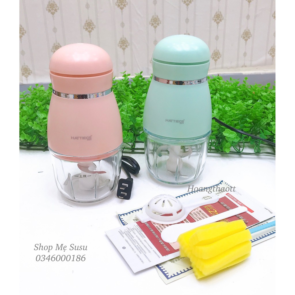 Máy xay mini Hatiecs chính hãng cho bé ăn dặm