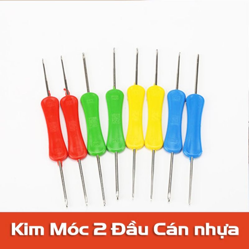 Kim móc 2 đầu cán nhựa