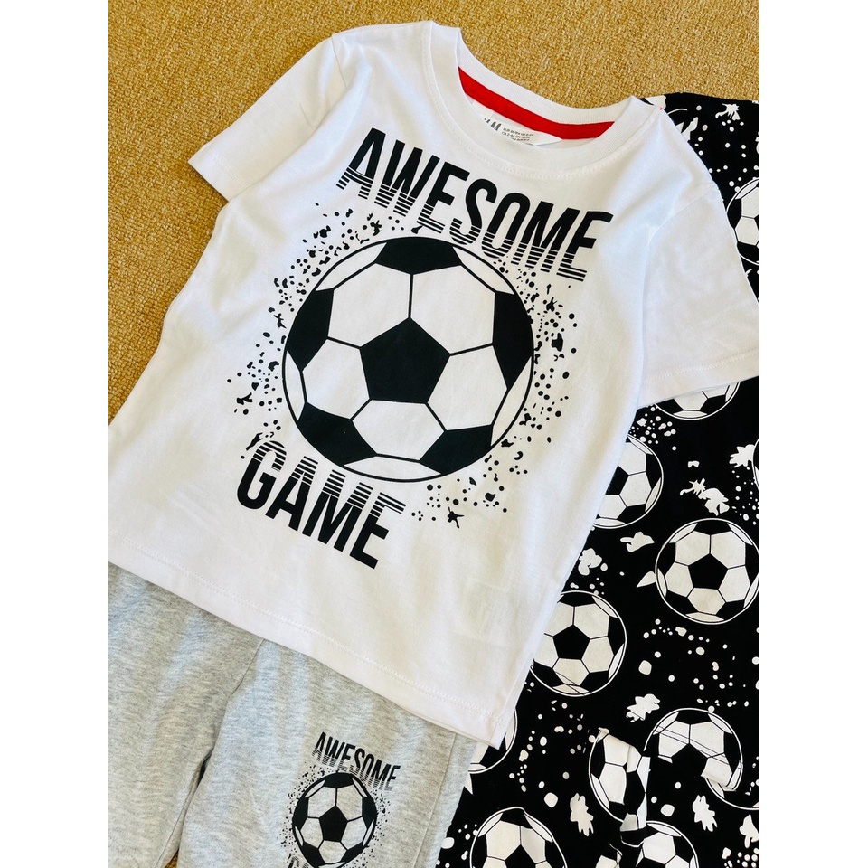 Set 2 Bộ cotton HM bé trai dư xịn sz 2-10y