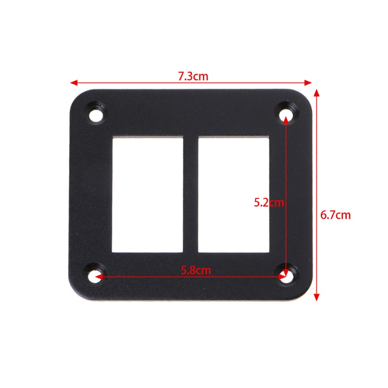 Giá Đỡ Công Tắc Khởi Động 2 / 3 / 4 / 6 Chiều Bằng Nhôm Cho Xe Hơi / Tàu Thuyề