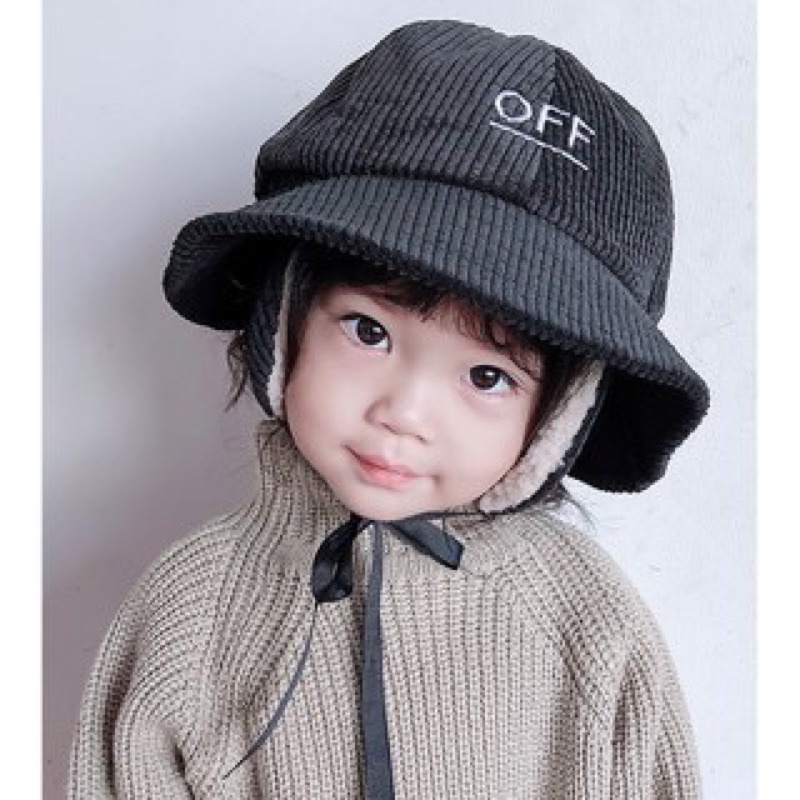Mũ kèm bịt tai lông cừu xinh xắn