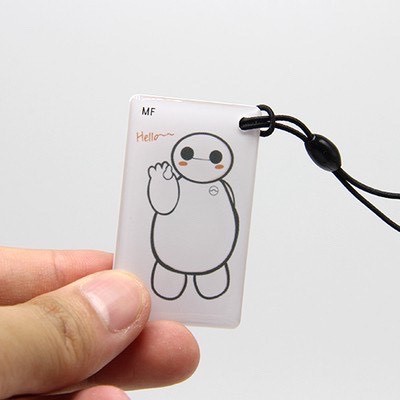 [Loại copy được, hình móc khóa cute] Thẻ cảm ứng từ thang máy, chìa khóa cửa thông minh - RFID 125khz