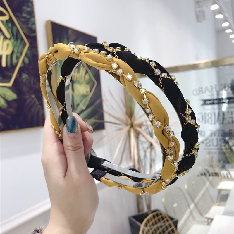 Băng Đô Đính Đá Kim Cương Giả Phong Cách Hàn Quốc