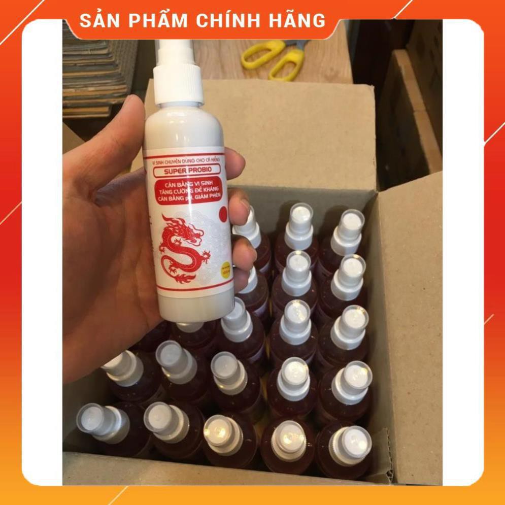 Vi sinh Rồng đỏ CHUYÊN phòng bệnh, tăng sức đề kháng cho cá cảnh  – Chai dạng xịt 100ml