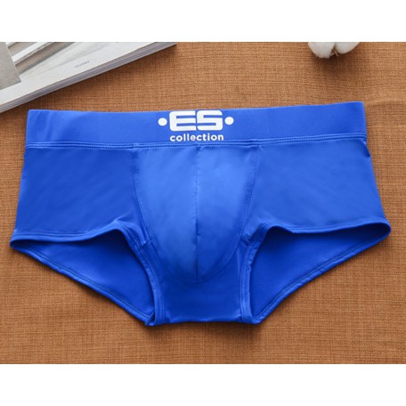 [free ship 50k + che tên đơn hàng] quần lót nam, quần lót boxer thun lạnh in chữ es đẹp (hình chụp tại shop)