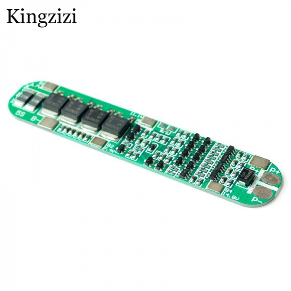 Bảng Mạch Bảo Vệ Pin Li-ion 5S 15A 18650 BMS 18.5v 21V