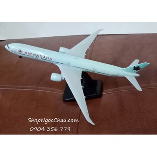 Mô hình máy bay tĩnh Boeing 777-300ER Air Canada 18cm có bánh xe