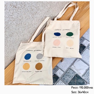 Túi tote “Colour Palette”.