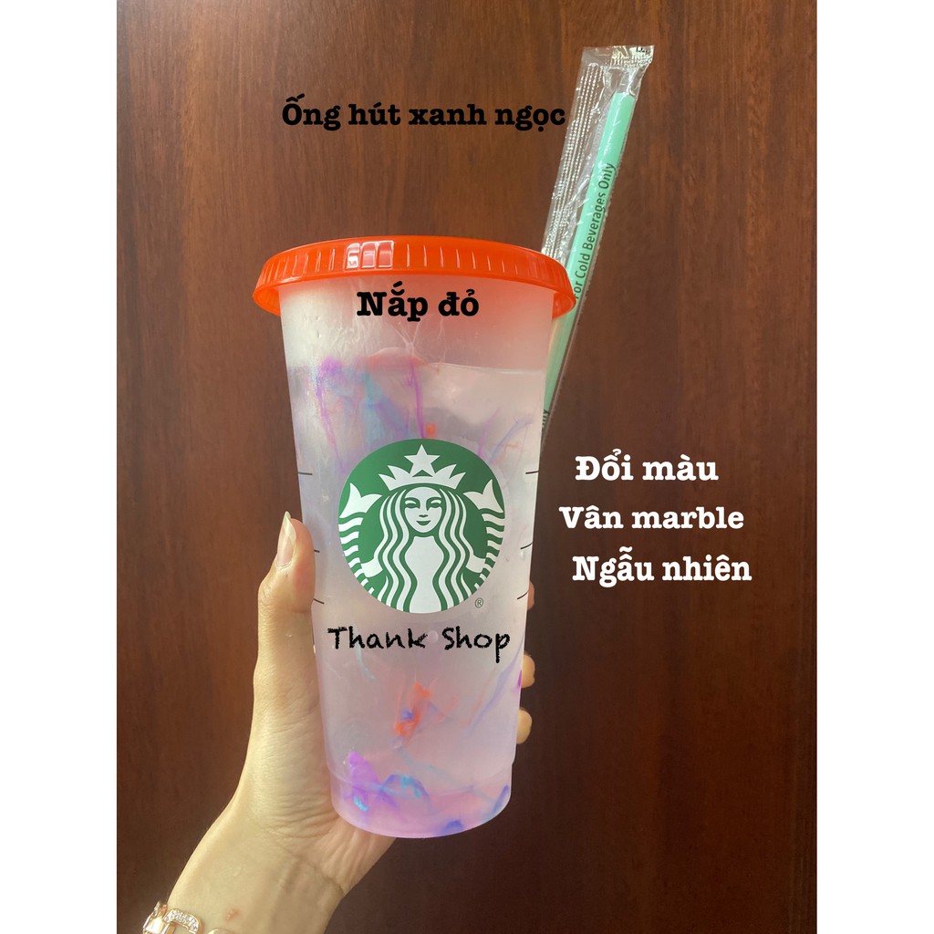 BILL US - Ly nhựa nước lạnh tái sử dụng Starbucks Reusable cold cup Original size venti