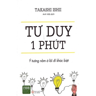 Sách - tư duy 1 phút - ttr bookstore