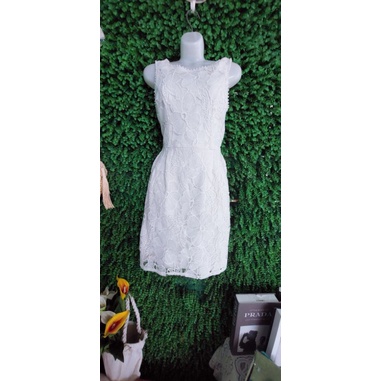 Thanh lý đầm trắng dễ thương size dưới 48kg,