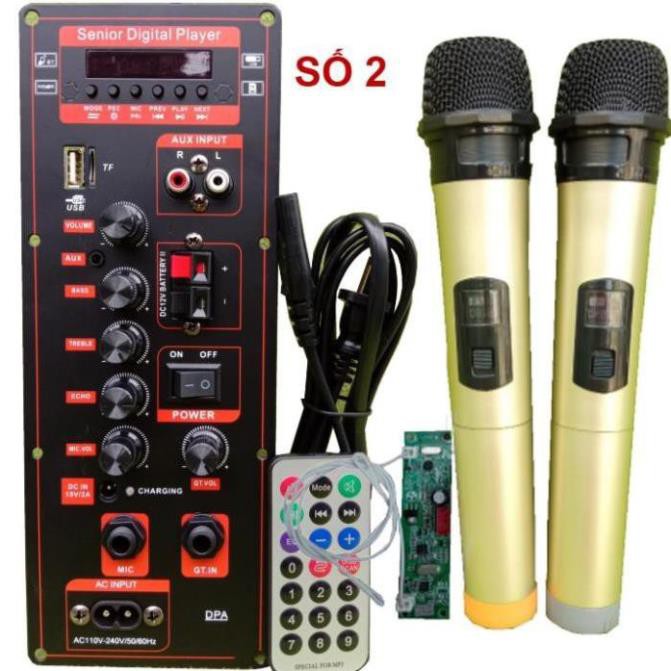 Mạch loa kéo HA8622 nguồn xung kèm micro