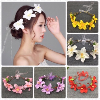 PHỤ KIỆN CƯỚI - VÒNG HOA NGUYỆT QUẾ 65 Số 1