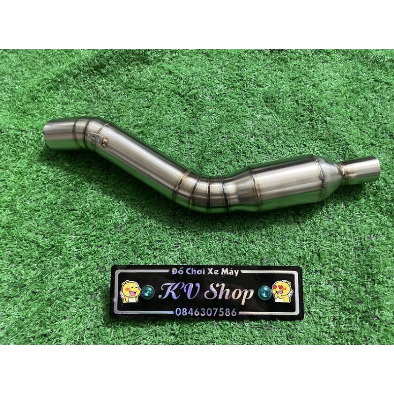 Cổ pô CBR150R 2019 - 2022, bầu hơi tổ ong inox 304