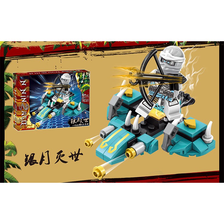 Đồ chơi lắp ráp Lego Ninjago SX 2042 Season Phần 14 Xếp Hình Rồng Thần Jungle của Ninja Lloyd trọn bộ nguyên lốc 8 hộp