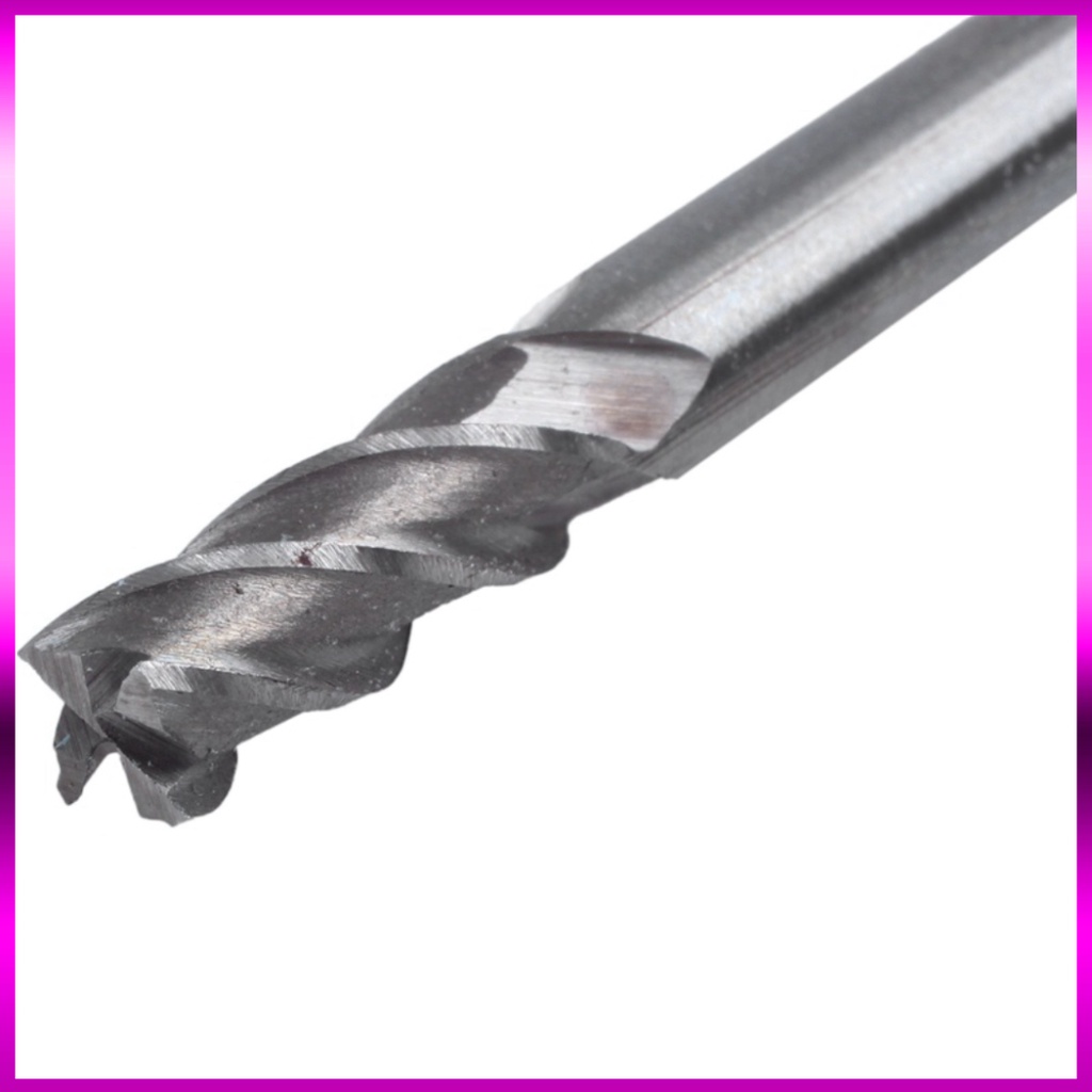 Mũi Phay 4 Rãnh 7-22mm, chuôi trụ, thép gió