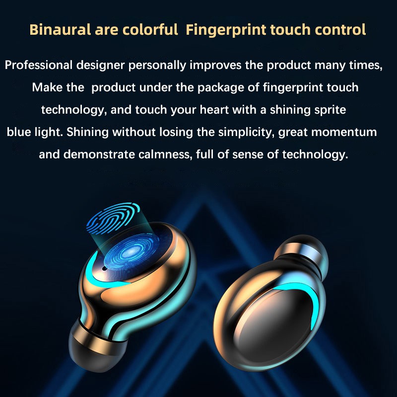 Tai Nghe Bluetooth Mini Không Dây F9 V5.0 Nhét Tai Chống Nước Chống Ồn Âm thanh Hi-Fi