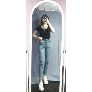 Quần jean ống boy cao cấp ( Video và ảnh thật)