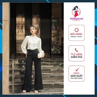 Quần ống rộng nữ đẹp - quần ống rộng vải mềm mịn hàng tự may chất lượng cao - thời trang ciao
