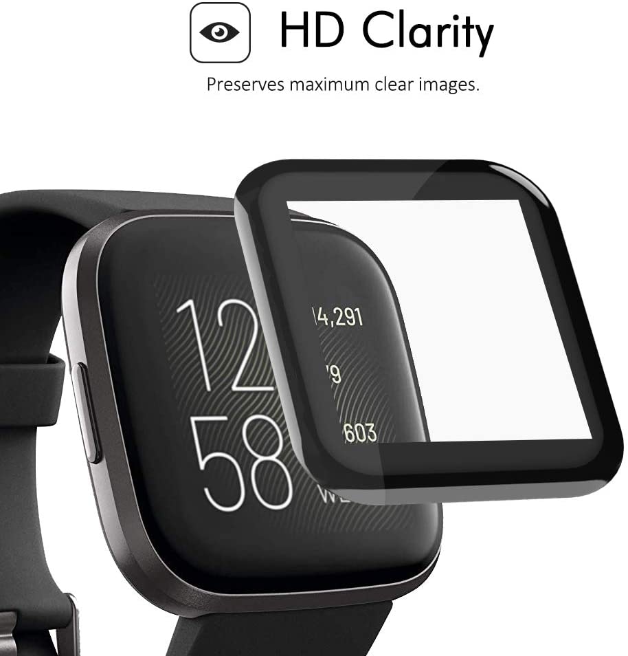 Miếng dán 3D bảo vệ màn hình cho đồng hồ thông minh Fitbit Versa 2 3
