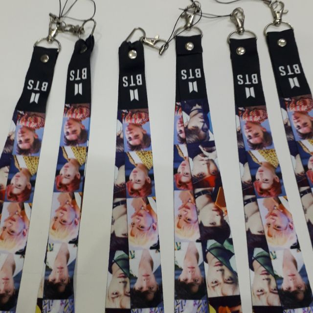 Dây strap dài BTS BT21 BLACKPINK  dây đeo thẻ BLACKPINK BTS BT21