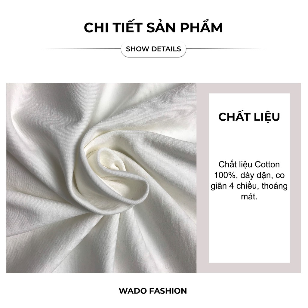 [HÌNH THẬT 100%]Áo thun, áo phông cặp đôi wisdom cao cấp Wado chất liệu 100% cotton dày, dáng unisex