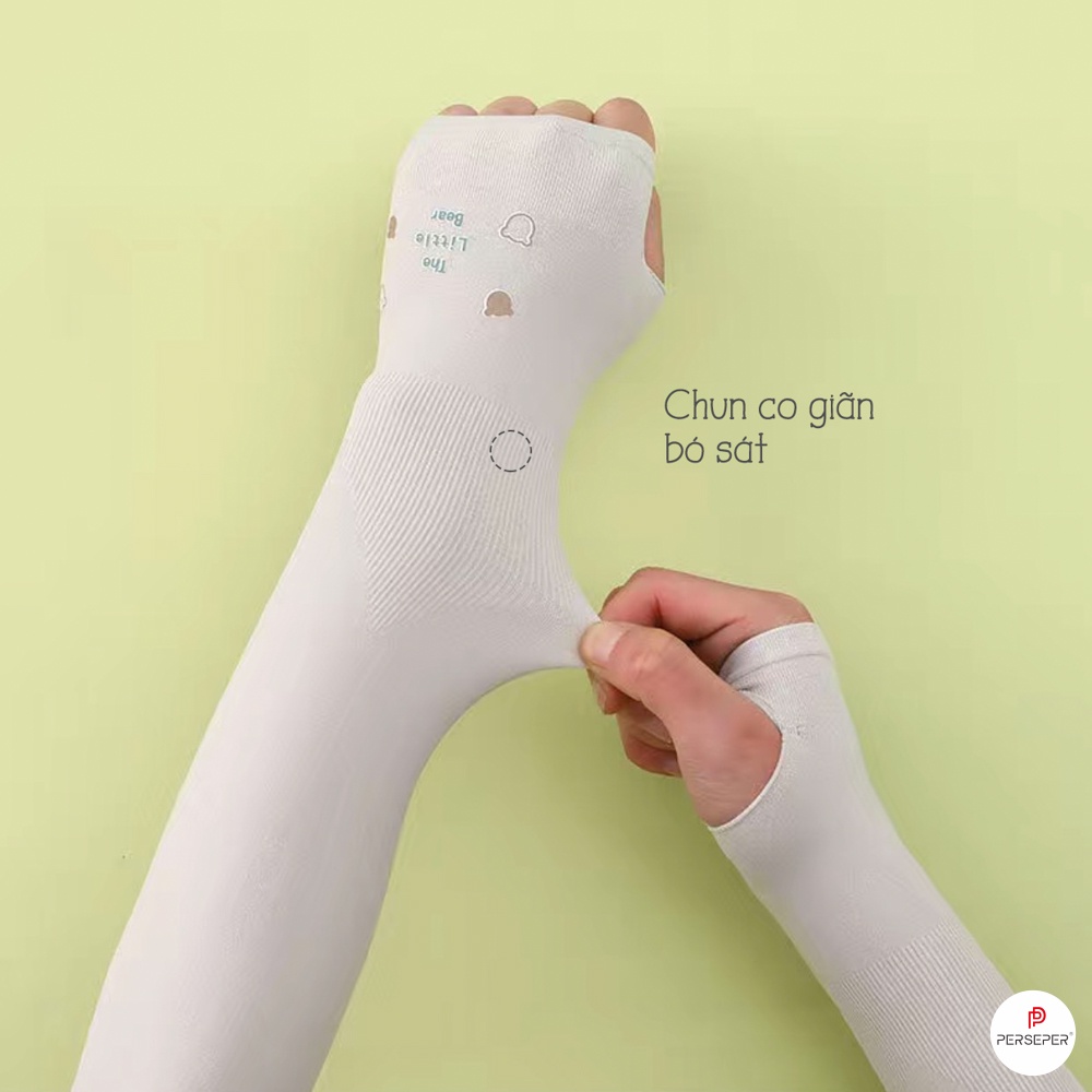 Găng tay chống nắng cao cấp phong cách Hàn Quốc, bao tay đi nắng chống tia UV - Cherry Shop