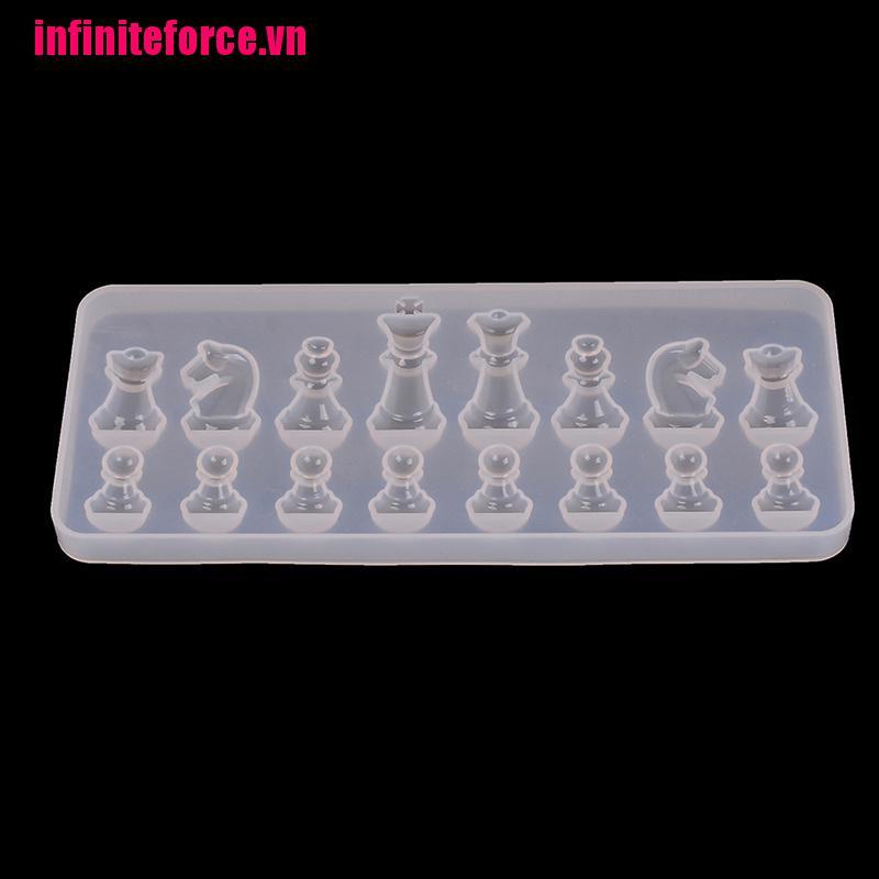 Khuôn Làm Bánh Chất Liệu Silicone Tự Làm Hình Cờ Vua
