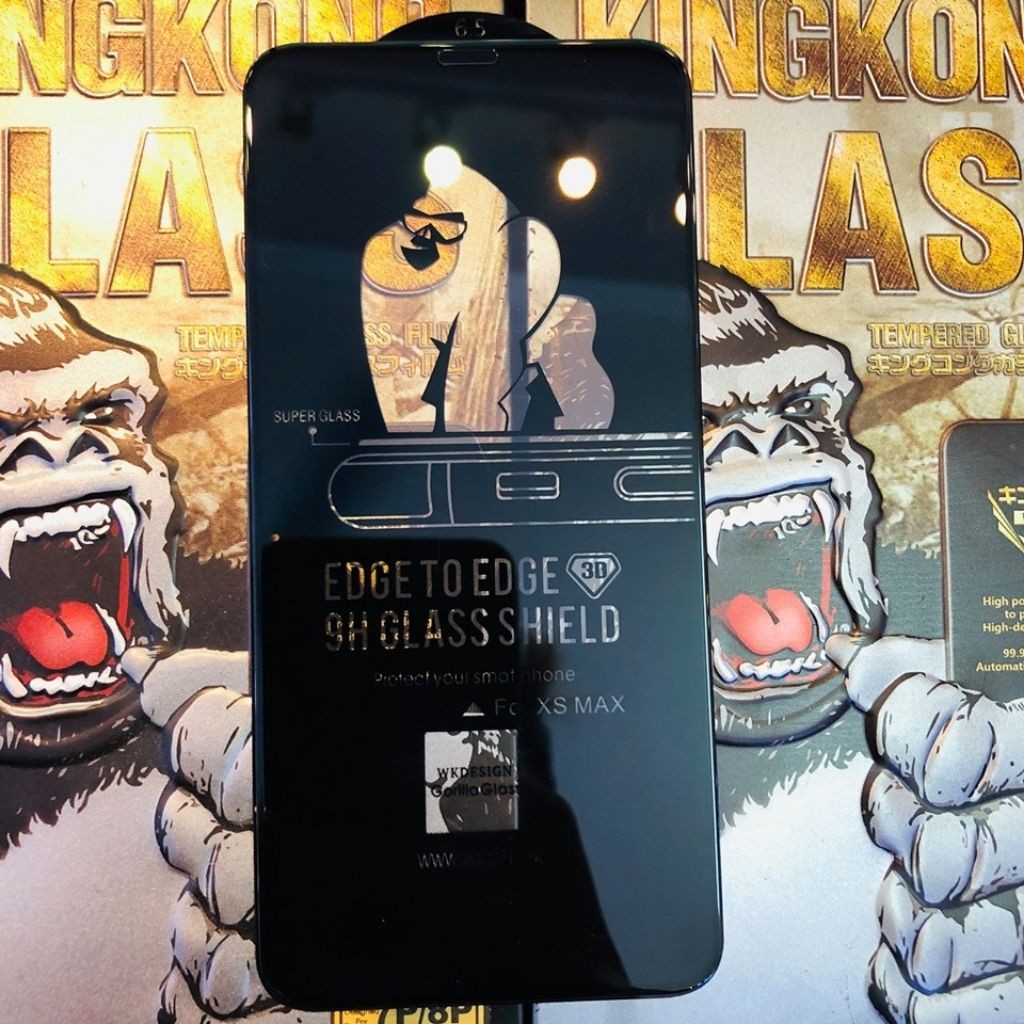 Kính Cường Lực iPhone CHÍNH HÃNG 3D Kingkong WK Design Full Màn Hình Từ iPhone 6 đến iPhone 12ProMax