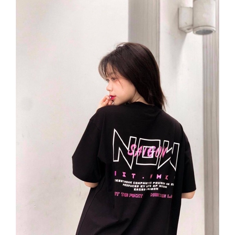 Áo Thun Now Sài Gòn I&amp;O TEE Full tag Unisex Nam Nữ