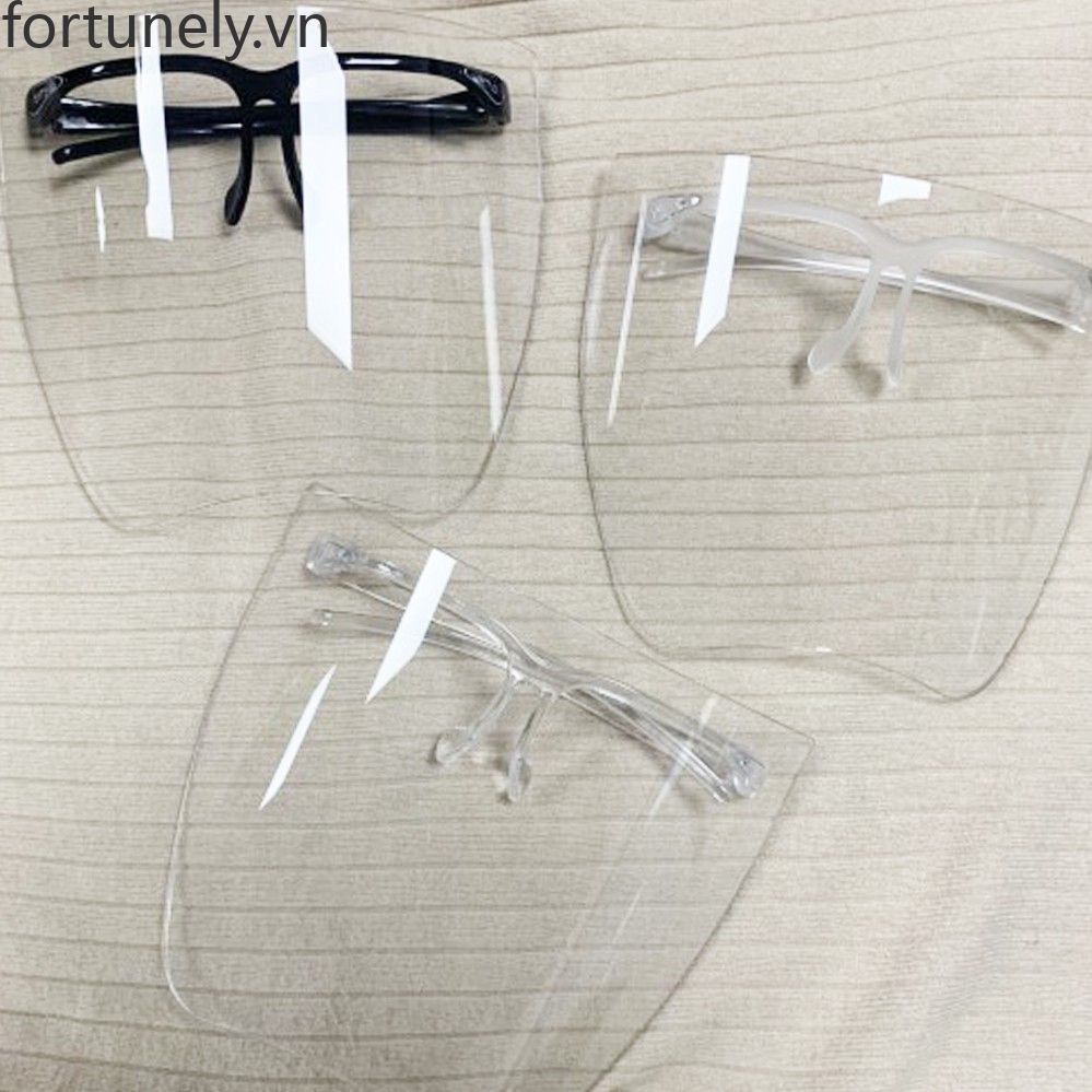 đảm bảo chất lượng Face shield kính phòng hộ chống giọt bắn [Nón Chống Dịch]Bụi có gọng cao cấp phù hợp mọi lứa tuổi fortunely.vn | BigBuy360 - bigbuy360.vn