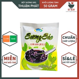 Bột Sương Sáo Đen Thuận Phát / Grass Jelly / Thùng ( 100 Gói x 50GR ) / Hương Vị Quê Hương / Thơm Ngon - Tiện Dụng