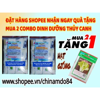 2 Combo Dinh dưỡng thủy canh dạng khô