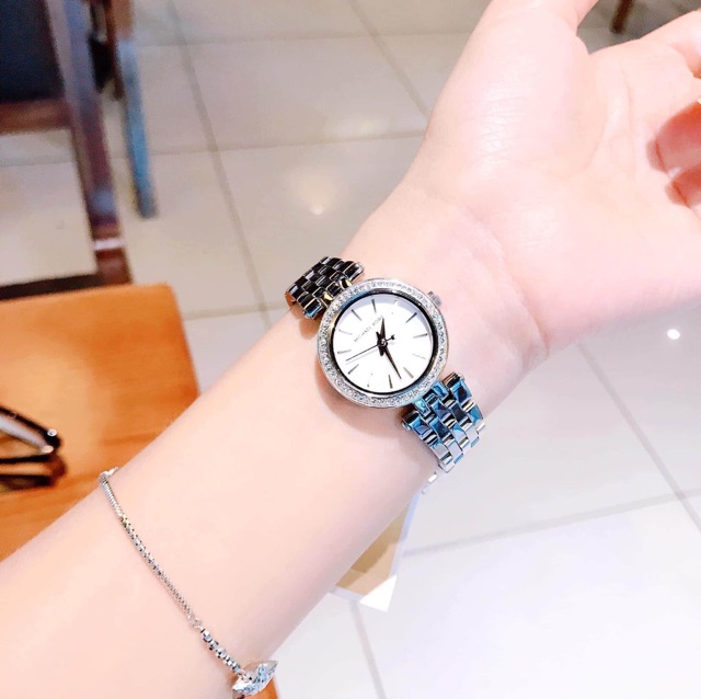 Đồng hồ nữ MK3294 Petite Darci Silver Dial Ladies Watch