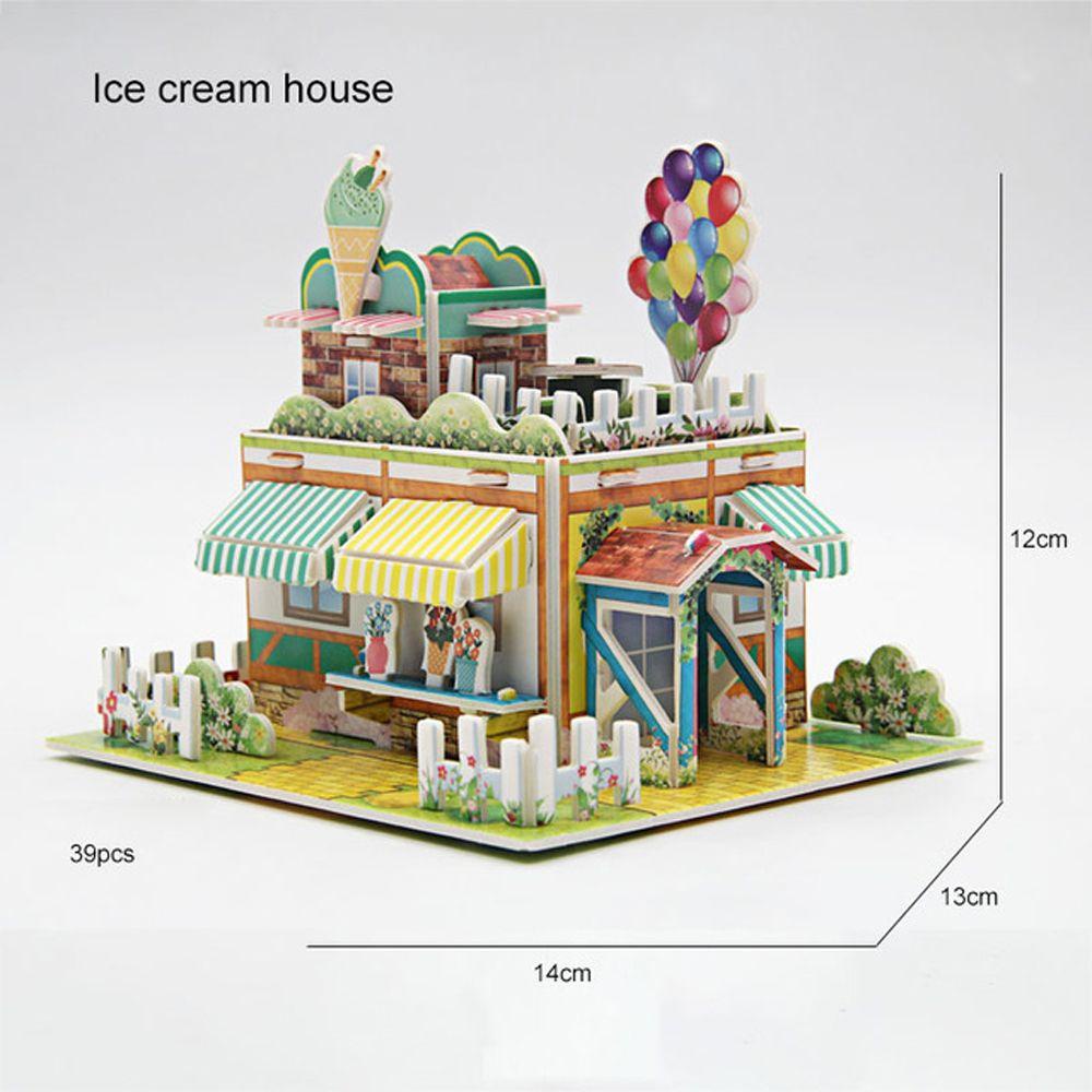NICKOLAS Bộ Xếp Hình 3D Sáng Tạo Cho Bé