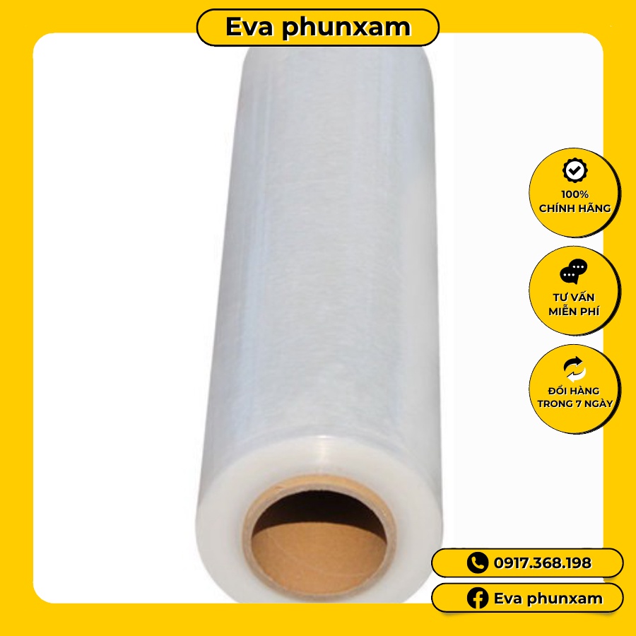 Cuộn màng co ủ tê giảm béo Cuộn nilon ,màng co quấn bụng,giảm béo [ cuộn 1KG]