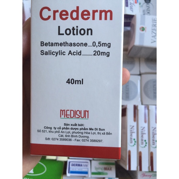 Kem bôi ngoài da crederm 40ml