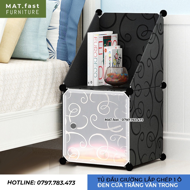 [MẪU MỚI ] TỦ NHỰA LẮP GHÉP MINI ĐỂ ĐẦU GIƯỜNG -TAB ĐẦU GIƯỜNG ĐA NĂNG