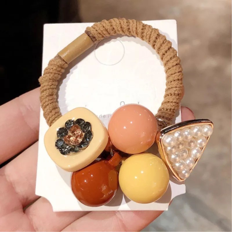 Dây buộc tóc đính đá thời trang dành cho nữ