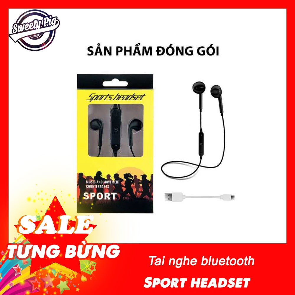 TAI NGHE BLUETOOTH ĐẦU HÚT NAM CHÂM V4.1