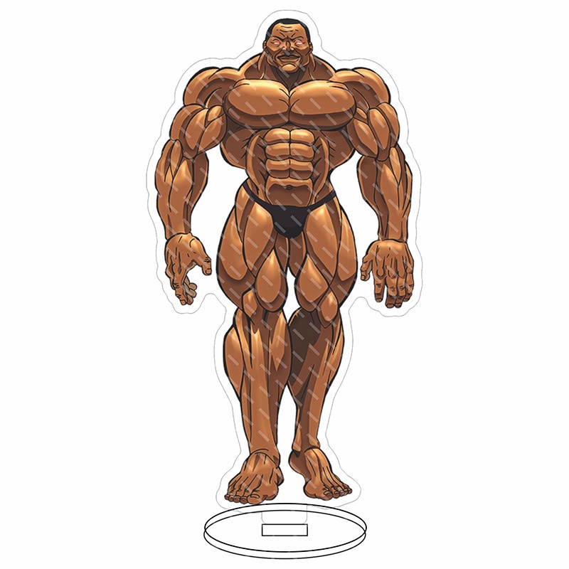 Mô Hình Nhân Vật Hanma Baki Yujiro Hoạt Hình Anime Bằng Acrylic Hai Mặt Phù Hợp Làm Quà Trang Trí Nội Thất