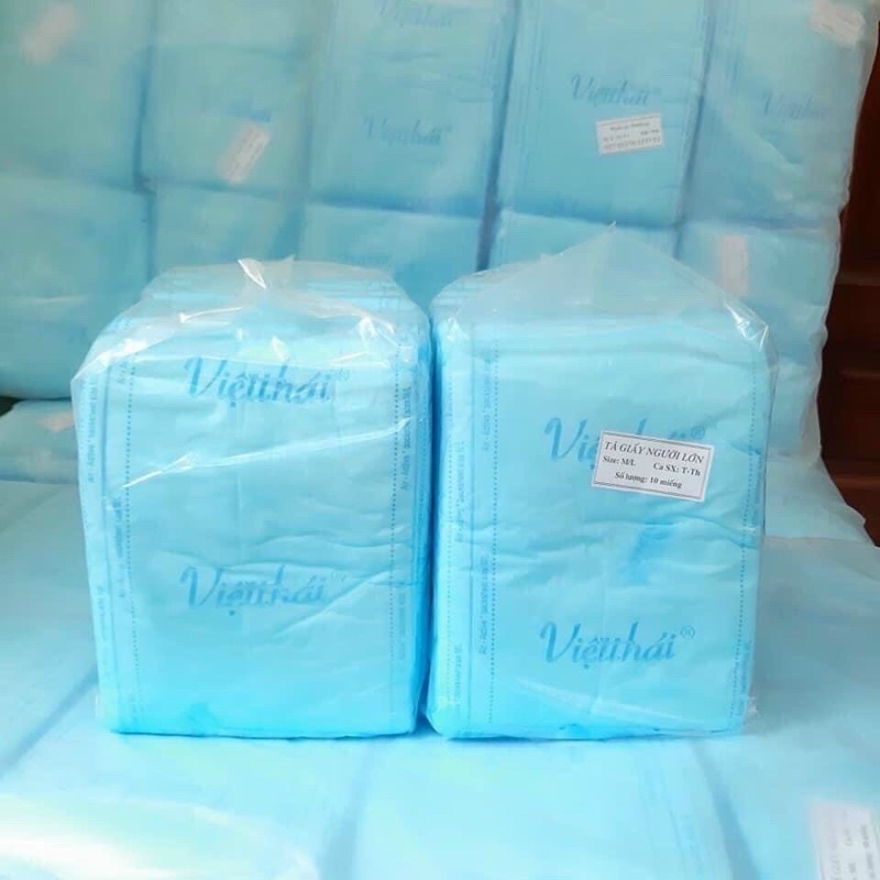 10 miếng bỉm dán người già Việt thái size 40 75kg