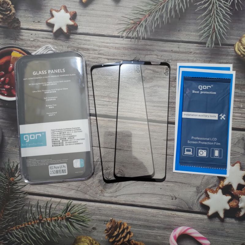 Kính cường lực Gor ASUS ROG Phone 6 / 6 pro / 6d / 6d ultimate / 6 Batman Full Viền Đen