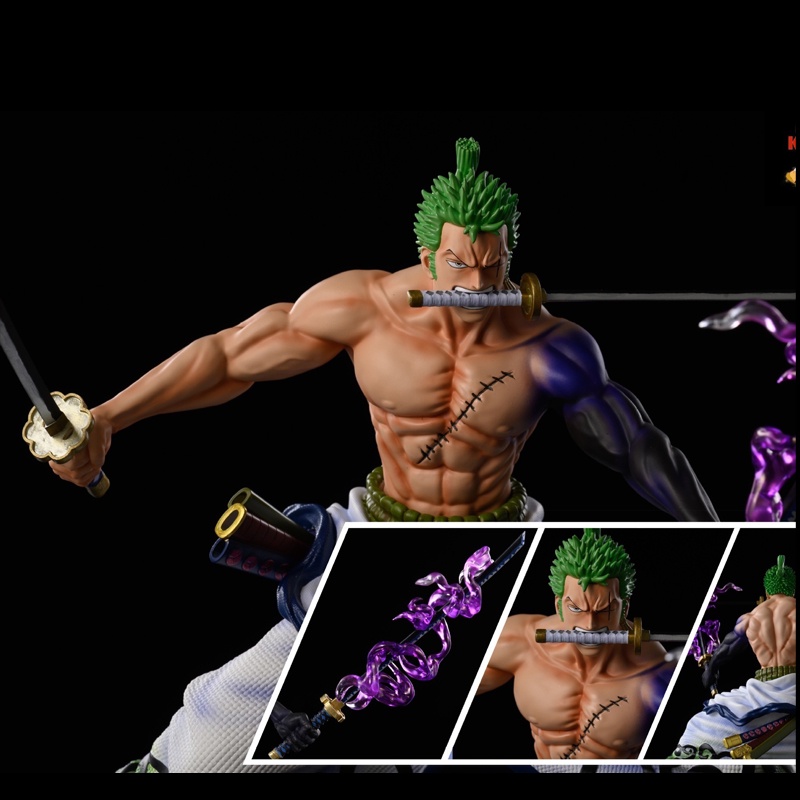 Mô Hình Nhân Vật Roronoa Zoro Anime One Piece 20cm Bằng PVC