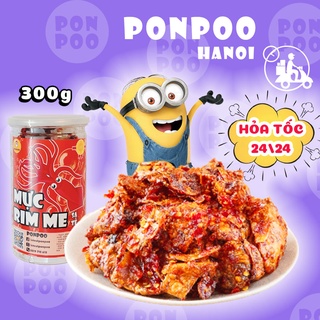 Mực rim me sa tế cay đồ ăn vặt ponpoo 250g
